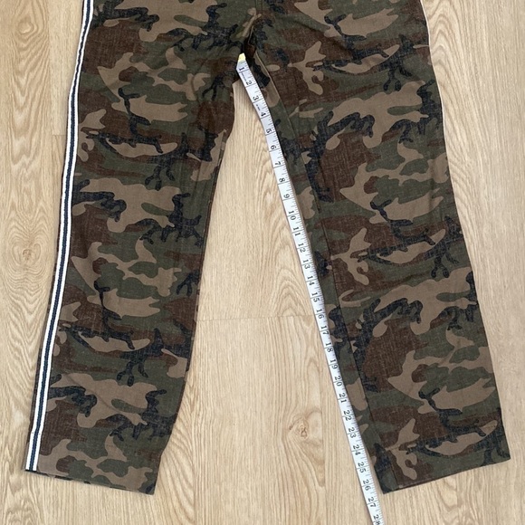 Y2K Vintage Inspired Abercrombie Camo Pants Size 28 Streetwear Cool Straight Leg - Picture 10 of 13